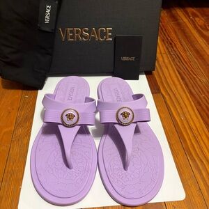 Versace Lavender Sandals